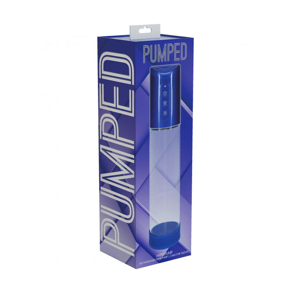 Pumped Hyperpump Metallic Blue | 8714273059499 | Discreet Personal Wellness