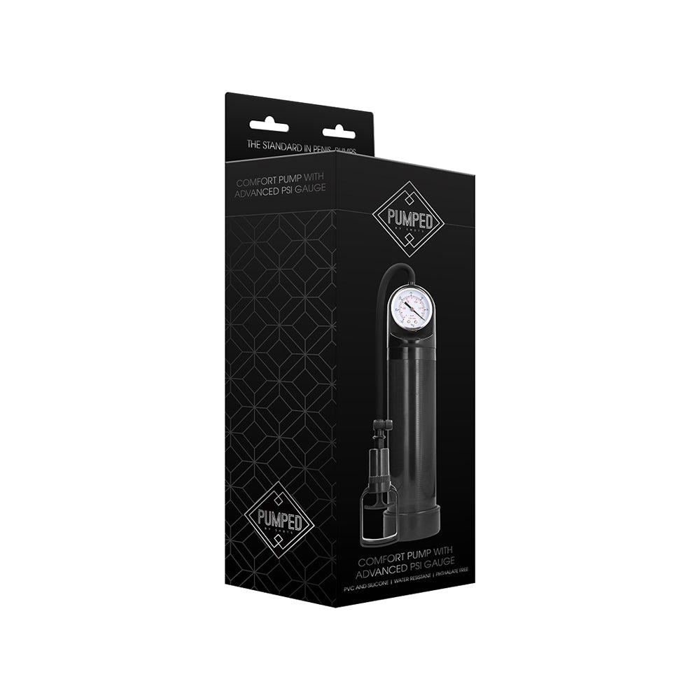 Comfort Pump With Advanced Psi Gauge Black | 8714273291943 | Discreet Personal Wellness