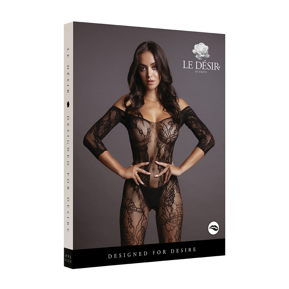 Le Desir Lace Sleeved Bodystocking | 8714273495556 | Discreet Personal Wellness