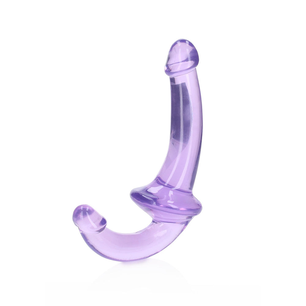 Realrock Crystal Clear Strapless Strap-On 6'' Purple | 8714273520814 | Discreet Personal Wellness