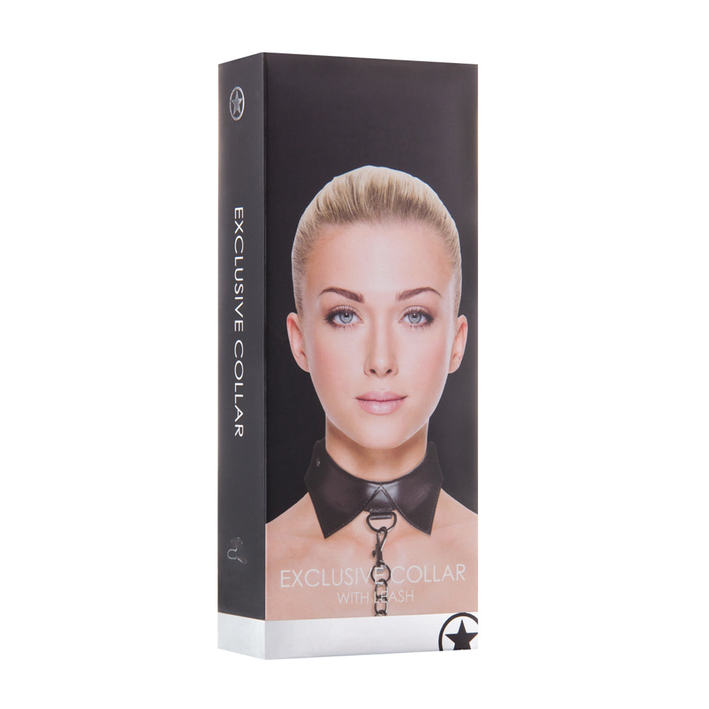 Ouch! Exclusive Collar & Leash Black | 8714273580955 | Discreet Personal Wellness