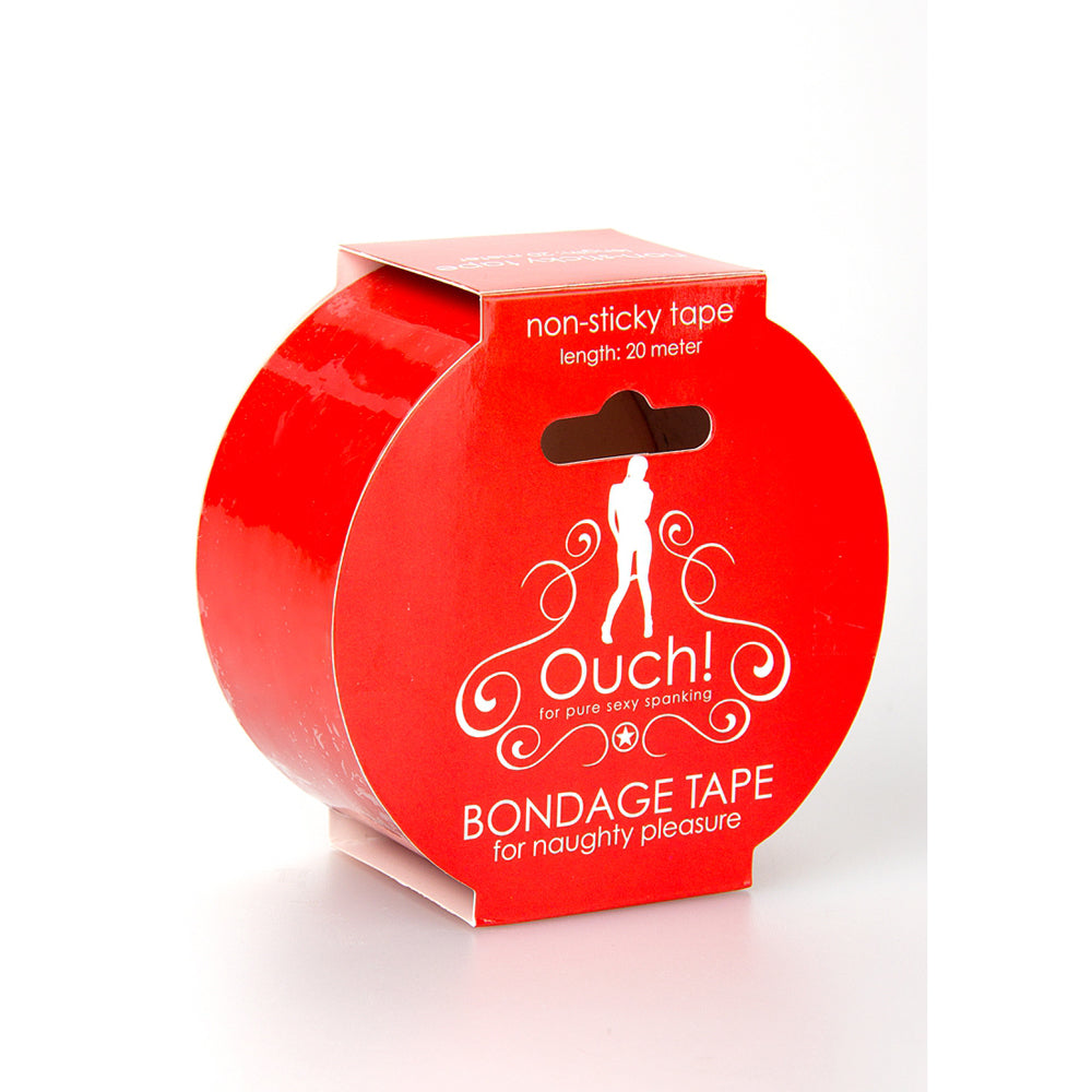Ouch Bondage Tape Red | 8714273603531 | Discreet Personal Wellness