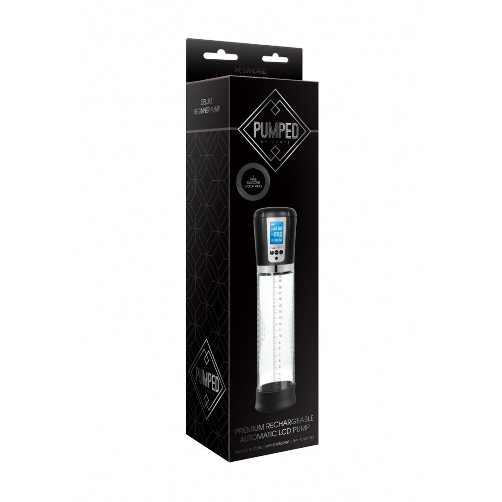 Premium Rechargeable Automatic Led Pump Transparent | 8714273924452 | Discreet Personal Wellness