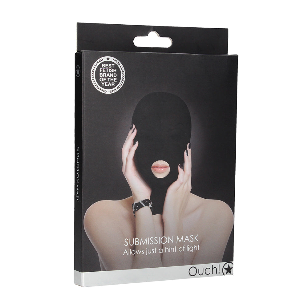 Ouch! Submission Mask Black | 8714273949523 | Discreet Personal Wellness