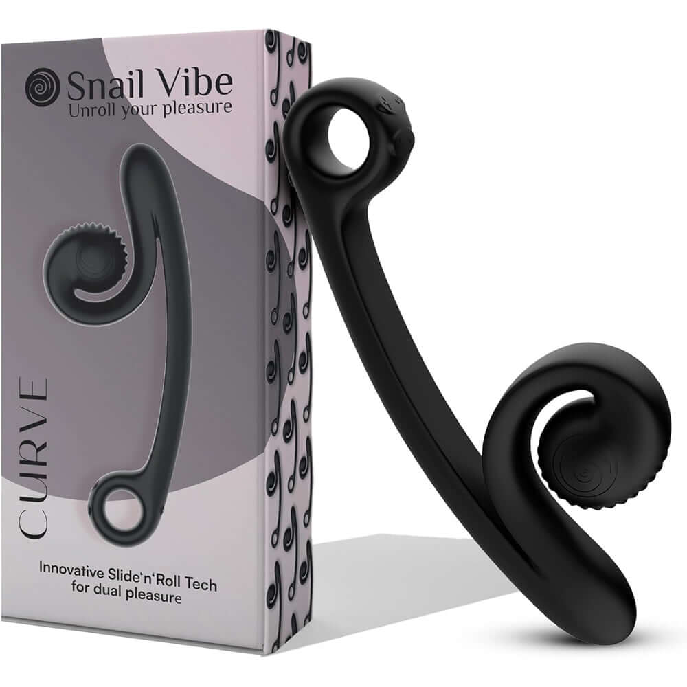 Snail Vibe Curve Black | 8720615764358 | Discreet Personal Wellness