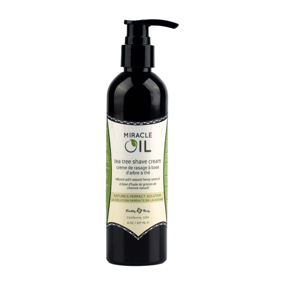 Miracle Oil Tea Tree Shave Cream 8 oz. | 879959004946 | Discreet Personal Wellness