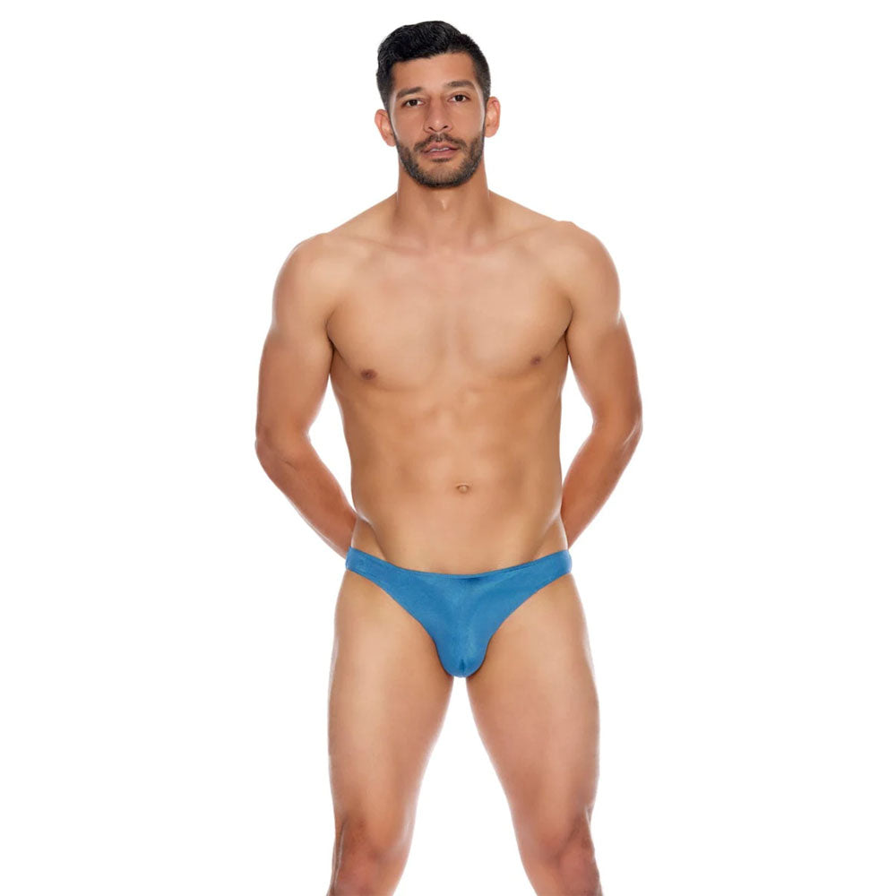 Men's Microfiber Open Back Underwear Blue L/Xl | 8932130608134 | Discreet Personal Wellness