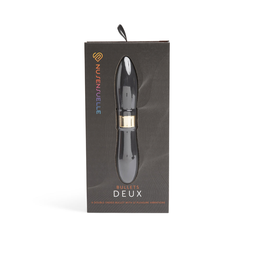 Nu Sensuelle Deux Bullet Black | 9342851003061 | Discreet Personal Wellness