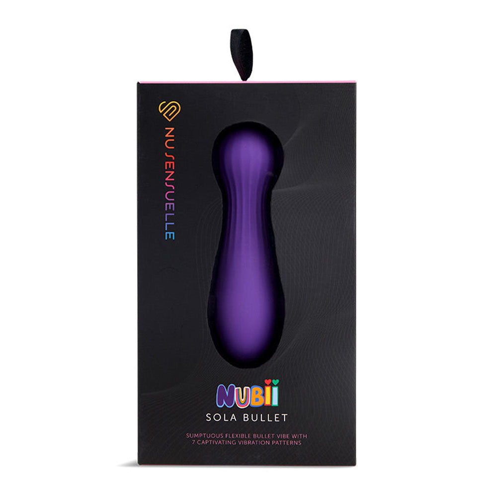 Sola Nubii Flexible Bullet Purple | 9342851003351 | Discreet Personal Wellness