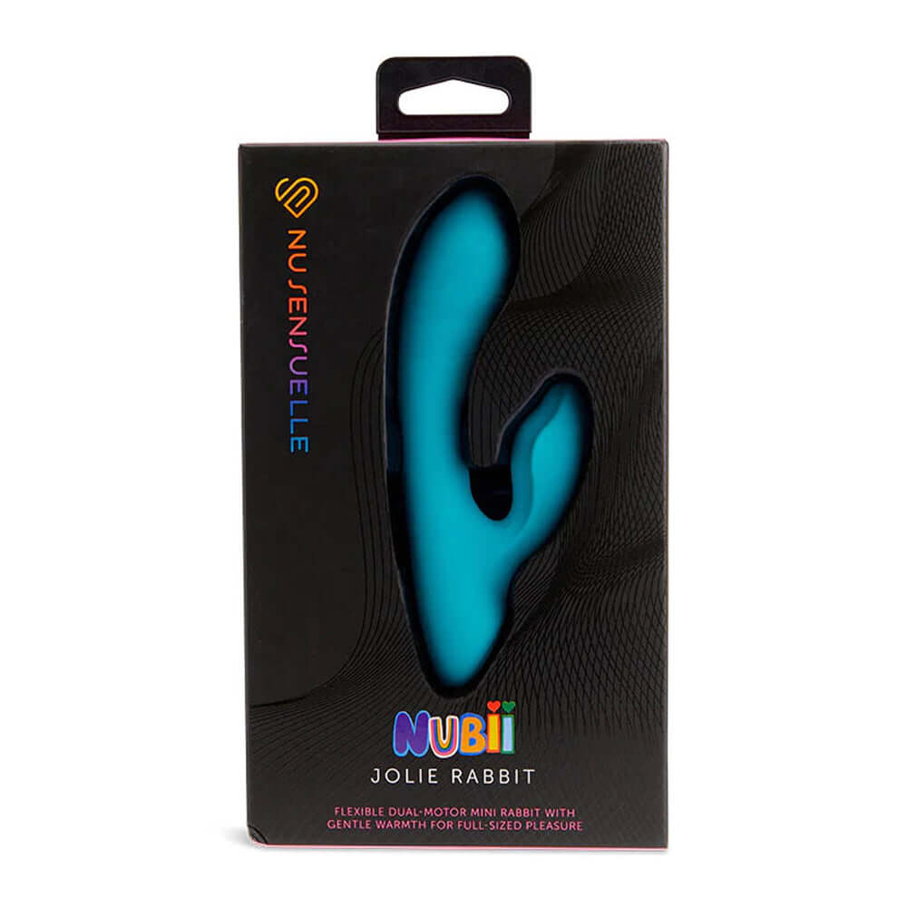 Jolie Nubii Warming Mini Rabbit Blue | 9342851003559 | Discreet Personal Wellness