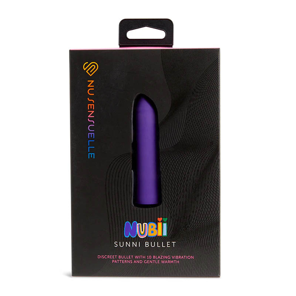 Sunni Nubii Warming Bullet Purple | 9342851003597 | Discreet Personal Wellness