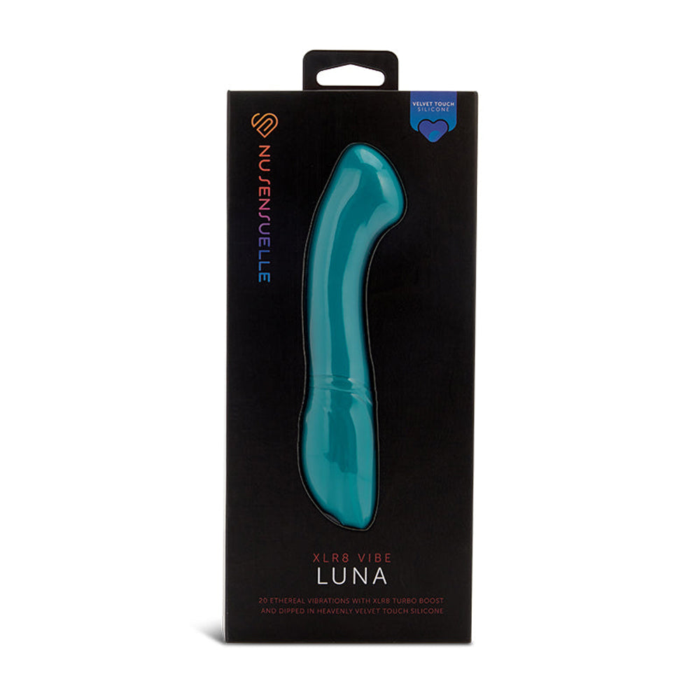 Nu Sensuelle Velvet Touch Luna Emerald Green | 9342851003801 | Discreet Personal Wellness