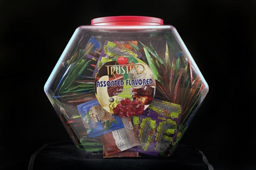 Trustex Assorted Flavors - 288 Piece Fishbowl | | Discreet Personal Wellness