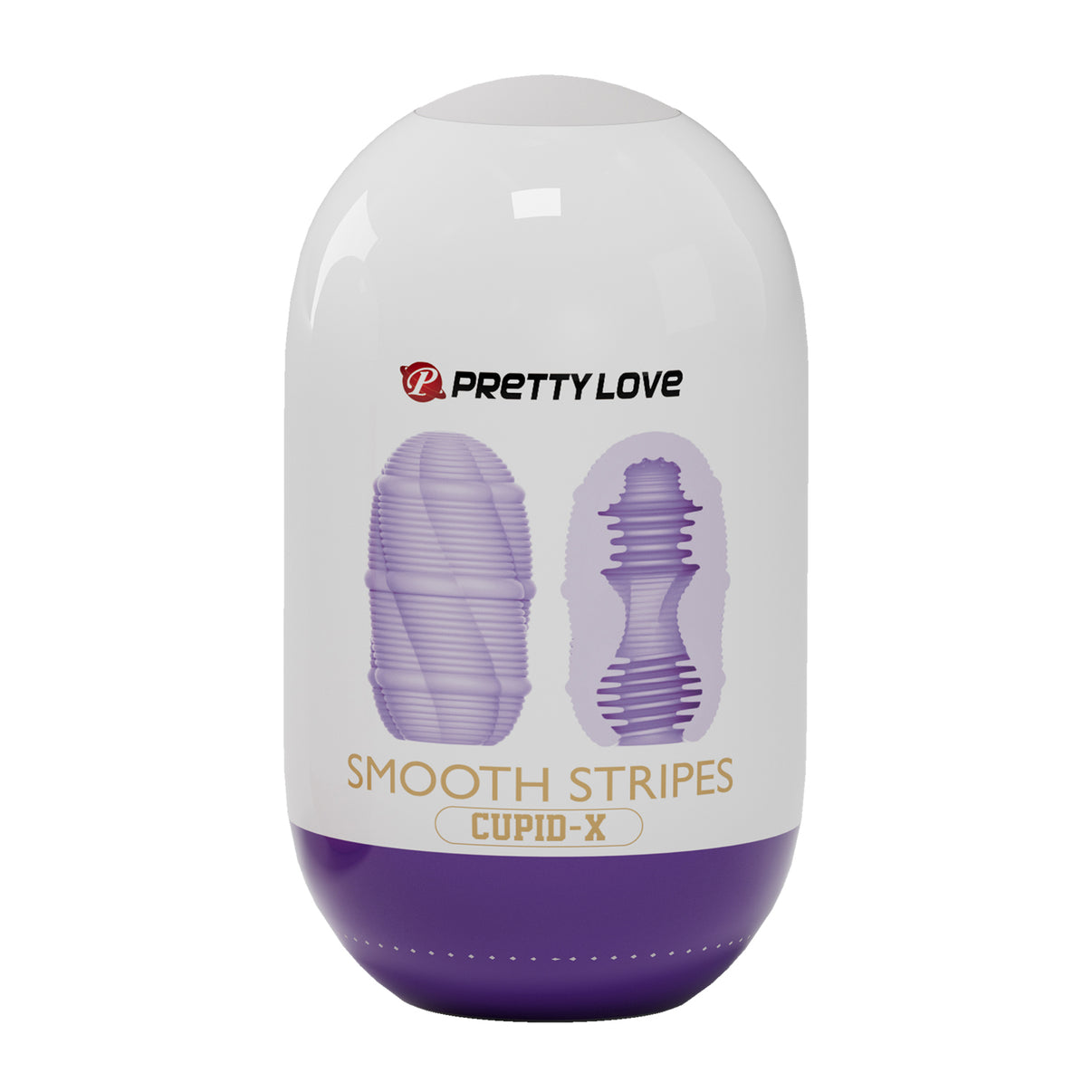 Pretty Love - Smooth Stripes Cupid-X - Purple | 6959532326826 | Discreet Personal Wellness