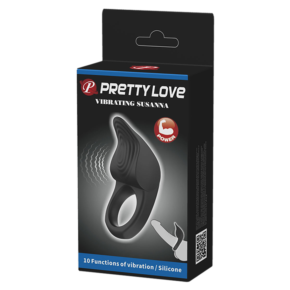 Pretty Love Vibrating Susanna - Black | 6959532326116 | Discreet Personal Wellness