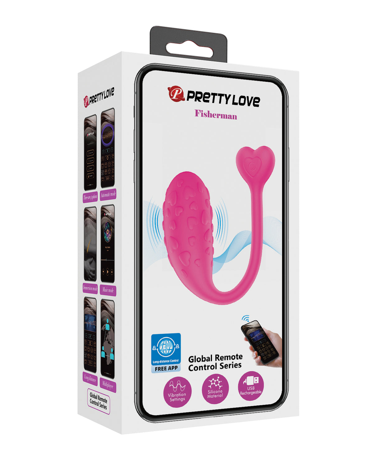 Pretty Love - Fisherman - Pink | 6959532334524 | Discreet Personal Wellness