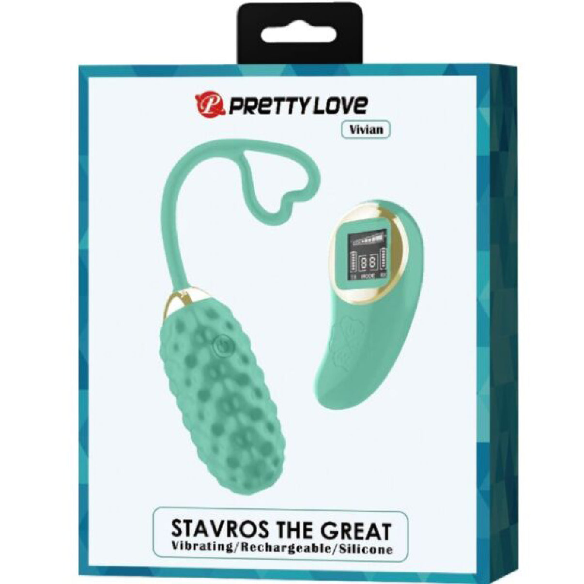 Vivian Remote Control Vibrating Egg - Turquoise | 6959532335453 | Discreet Personal Wellness