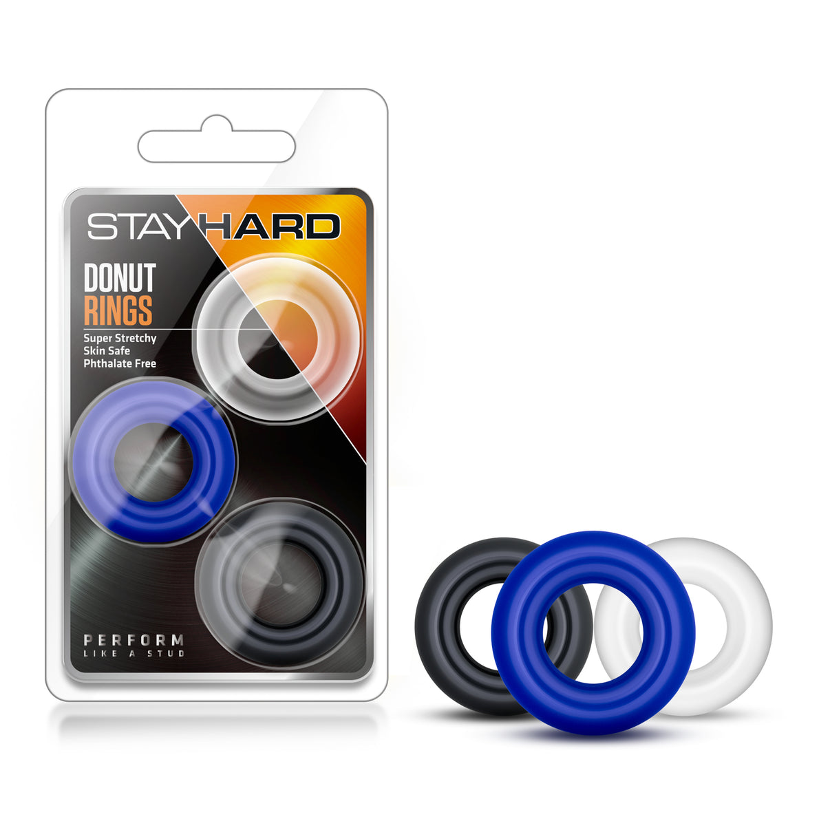Stay Hard Donut Rings - 3 Pack | 853858007116 | Discreet Personal Wellness