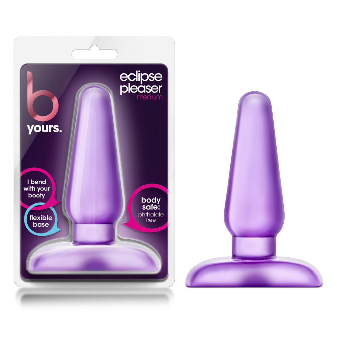 B Yours Eclipse Pleaser - Medium - Purple | 702730681800 | Discreet Personal Wellness