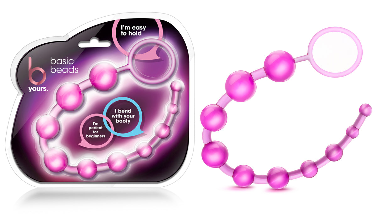 B Yours - Basic Beads - Pink | 735380231101 | Discreet Personal Wellness