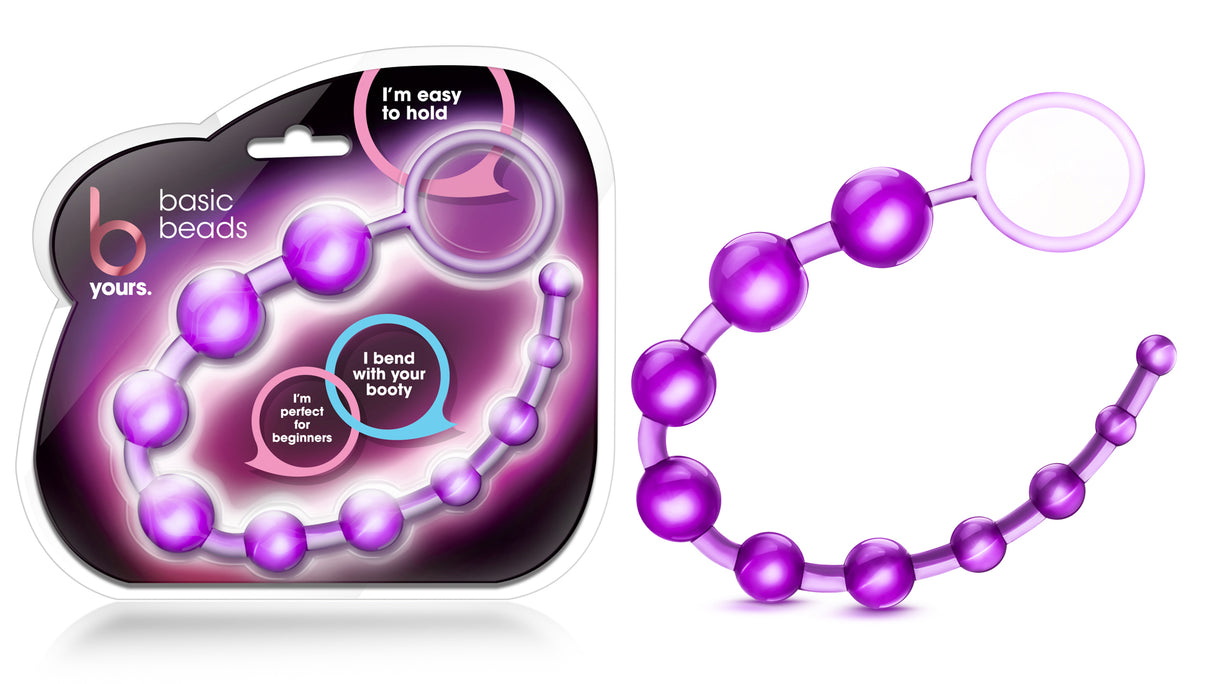 B Yours - Basic Beads - Purple | 735380231712 | Discreet Personal Wellness
