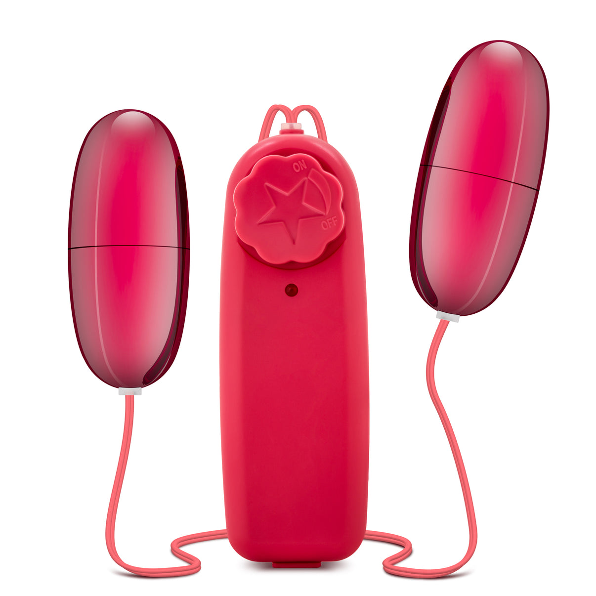 B Yours Double Pop Eggs - Cerise | 049008210691 | Discreet Personal Wellness