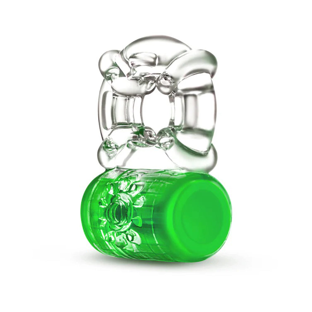 Play With Me Pleaser Rechargeable C-Ring Neon-Green | 850002870565 | Discreet Personal Wellness