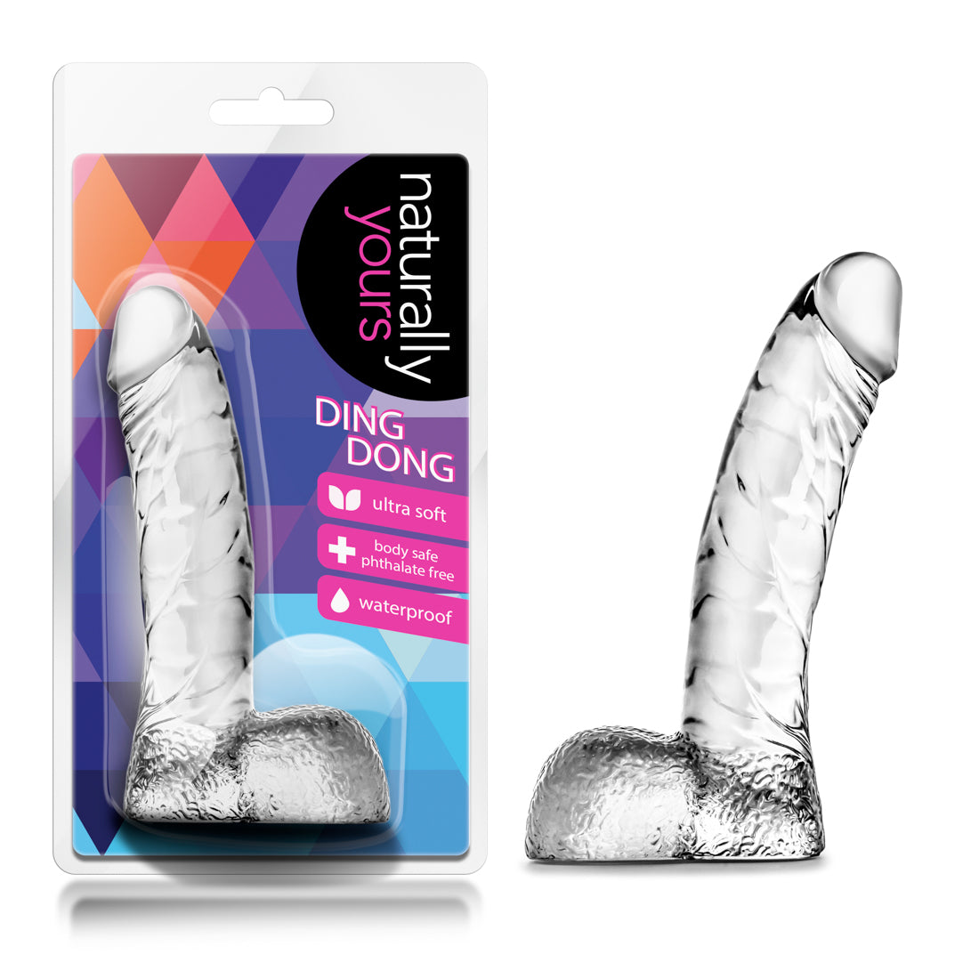 Naturally Yours Ding Penis - Clear | 702730686799 | Discreet Personal Wellness