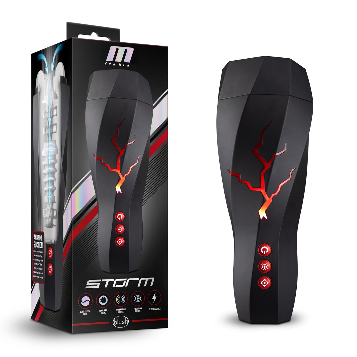 M for Men - Storm - White | 819835026662 | Discreet Personal Wellness