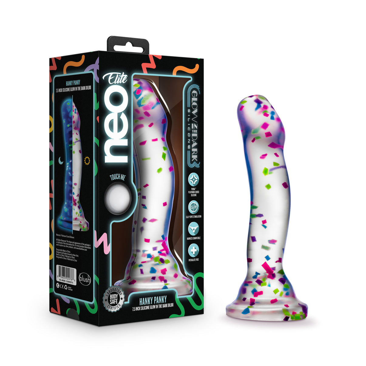 Neo Elite - Glow in the Dark - Hanky-Panky - Confetti | 819835029786 | Discreet Personal Wellness