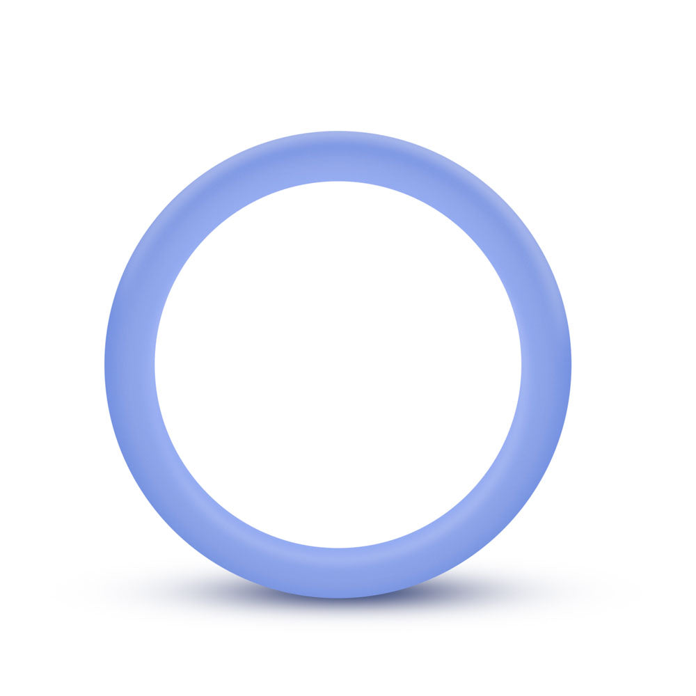 Performance - Silicone Glo Penis Ring - Blue Glow | 853858007772 | Discreet Personal Wellness
