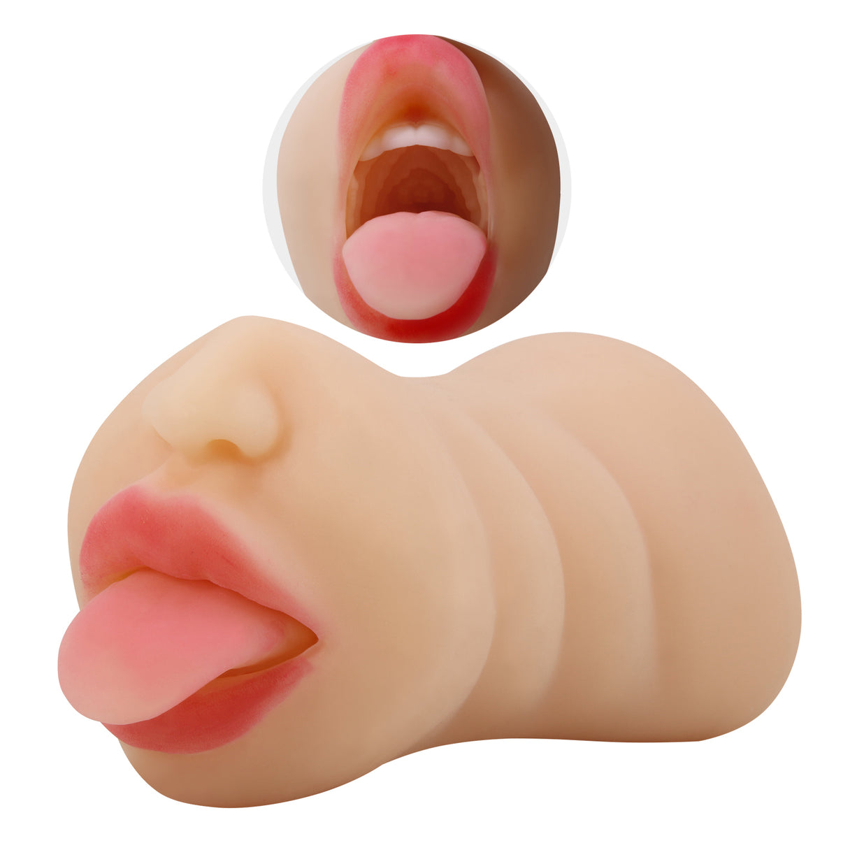 Sarah Mouth Masturbator Sleeve - Light | 6959532329209 | Discreet Personal Wellness