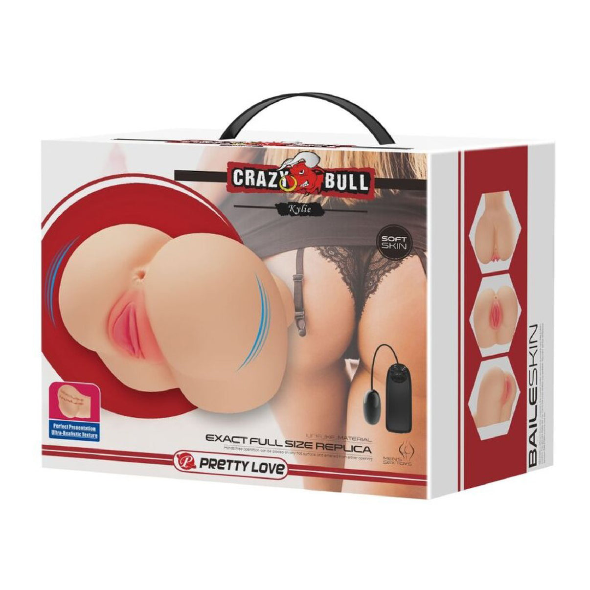 Kylie Realistic Vagina and Ass Vibrating Stroker - Light | 6959532329261 | Discreet Personal Wellness