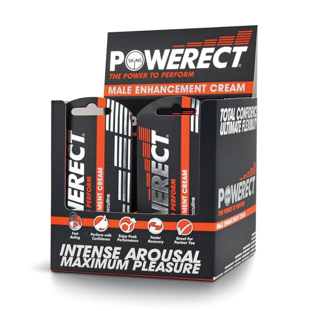 Powerect Counter Top Display Filled 36 X 5ml Foils | 847878001827 | Discreet Personal Wellness