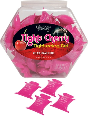 Tight Cherry - Tightening Gel - 72 Piece Fishbowl - 10ml Pillows | 855487001664 | Discreet Personal Wellness