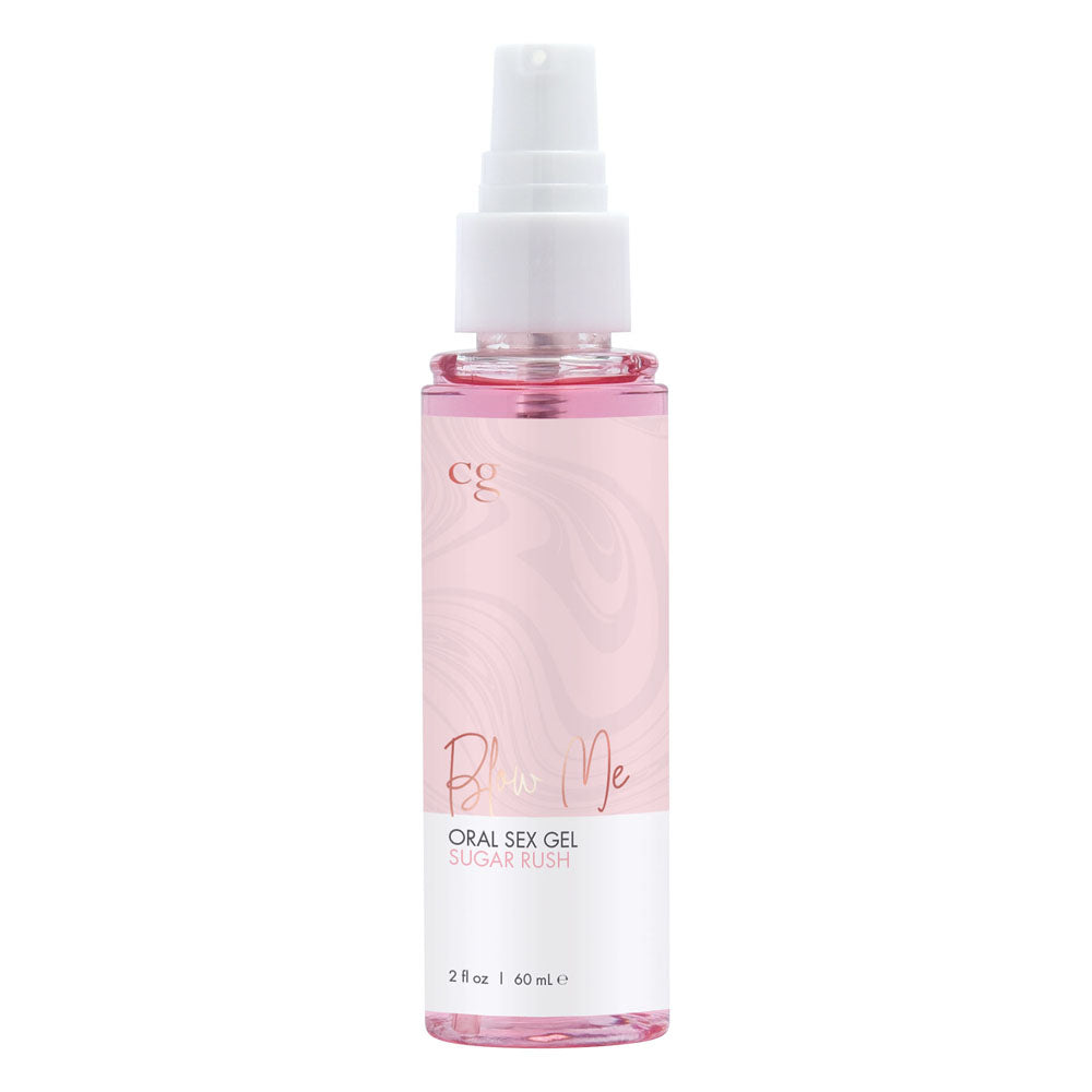 Blow Me Oral Sex Gel Sugar Rush Cotton Candy Flavor 2 Fl Oz | 638258901307 | Discreet Personal Wellness