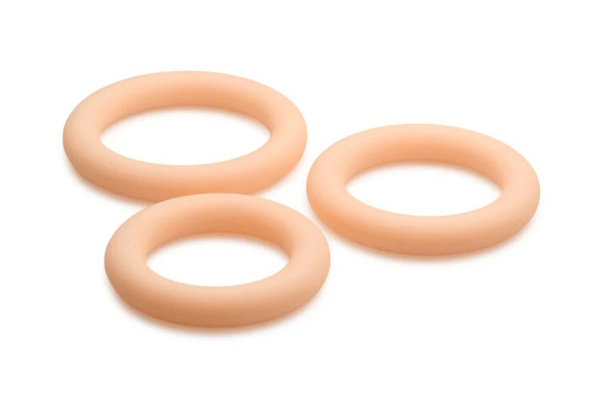 Jock Silicone Penis Ring Set in - Light | 653078944693 | Discreet Personal Wellness