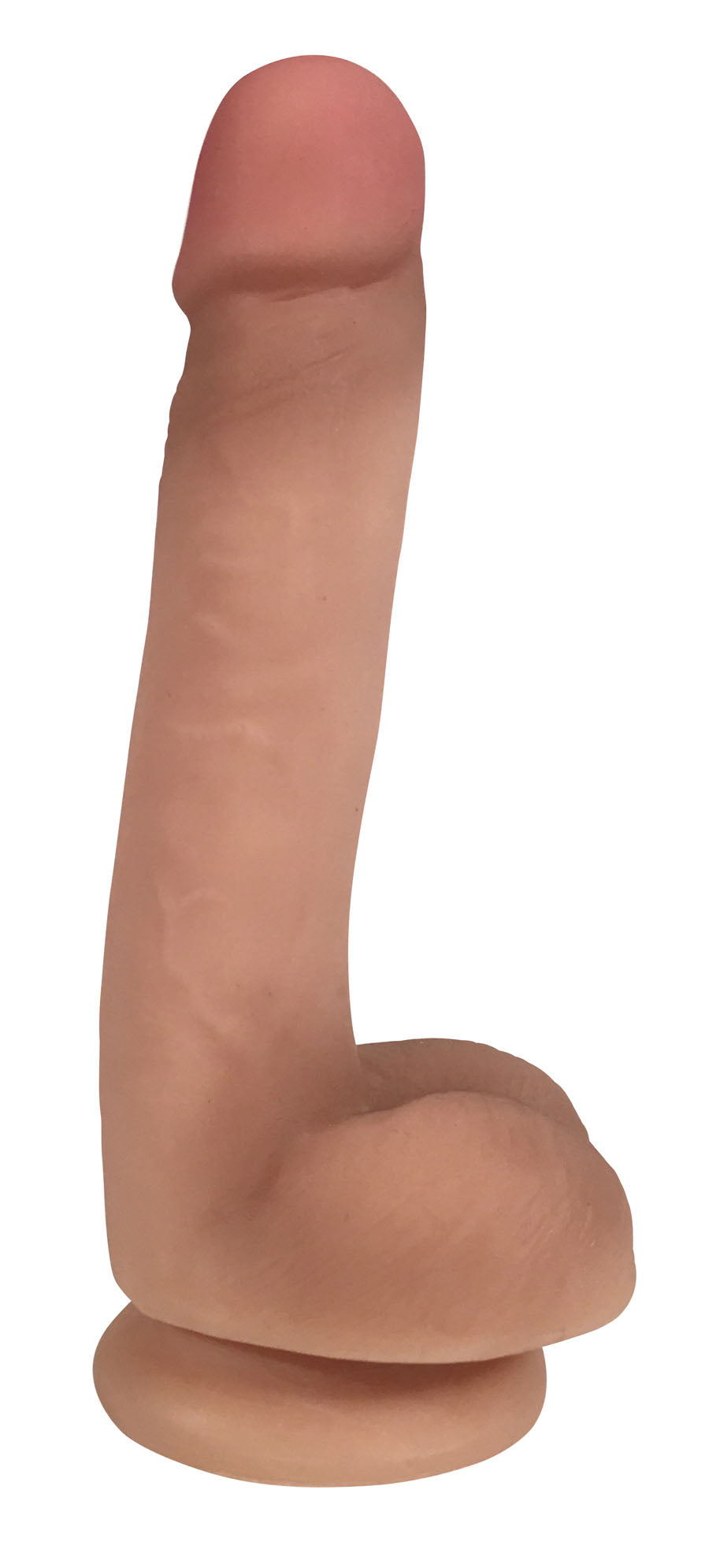 Easy Riders 7 Inch Slim Penis With Balls - Vanilla | 653078939729 | Discreet Personal Wellness