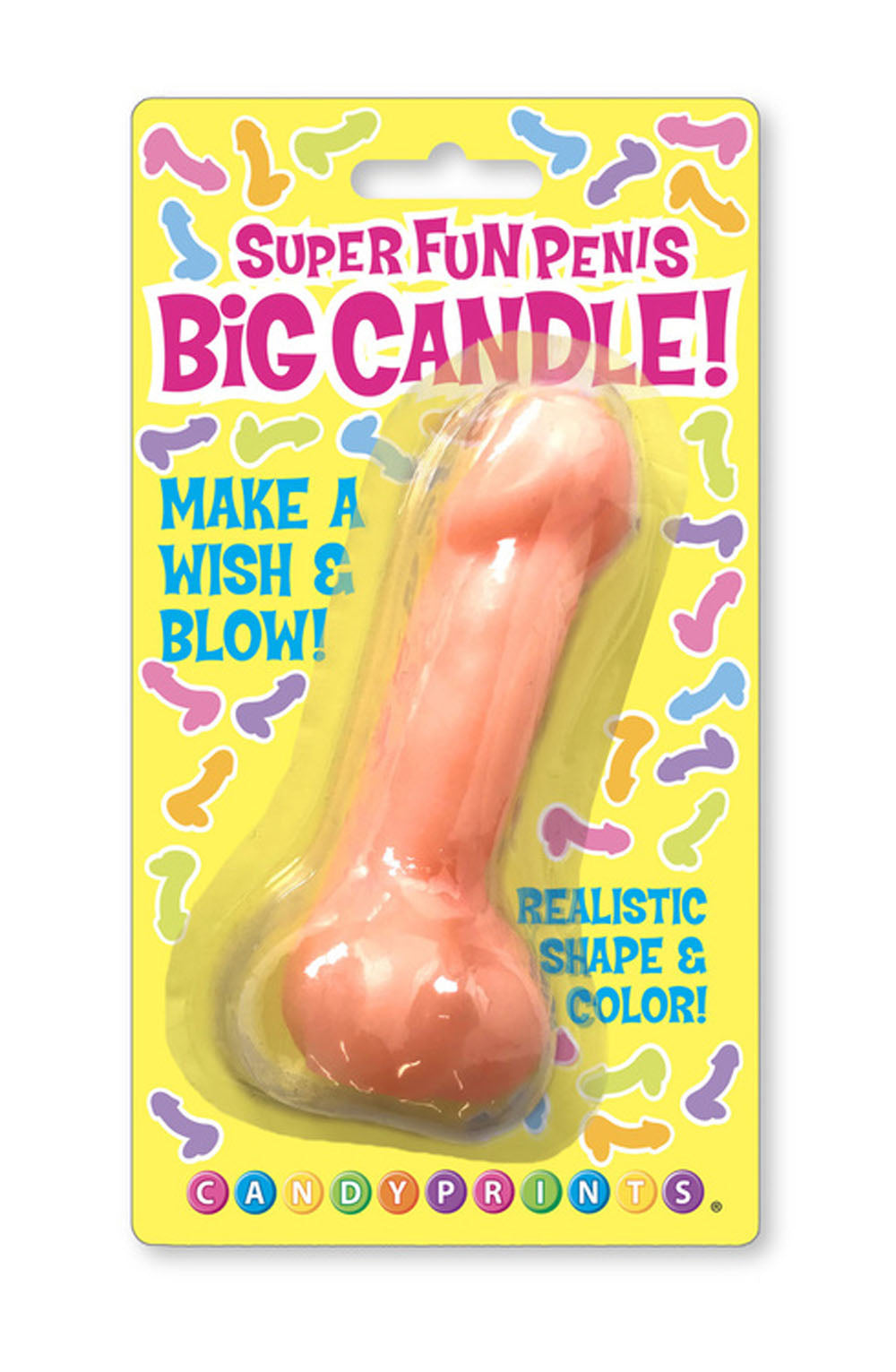 Super Fun Big Penis Candle - Pink | 817717009383 | Discreet Personal Wellness
