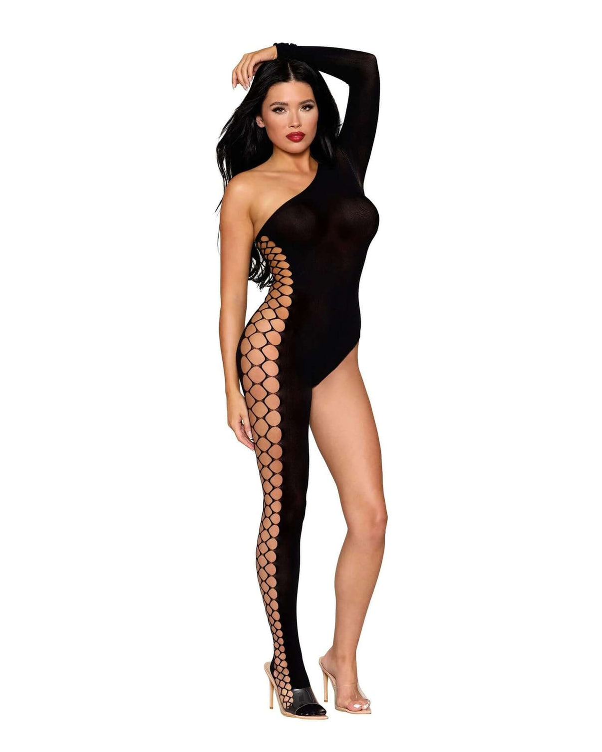 Bodystocking Dmnd - One Size - Black | 888368358168 | Discreet Personal Wellness