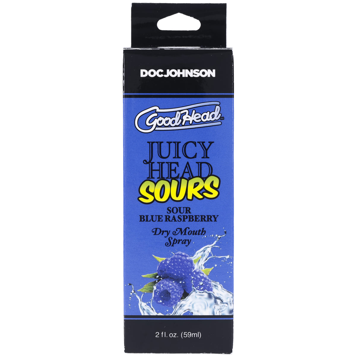 Goodhead - Juicy Head - Dry Mouth Spray - Sour Blue Raspberry - 2 Oz | 782421088613 | Discreet Personal Wellness