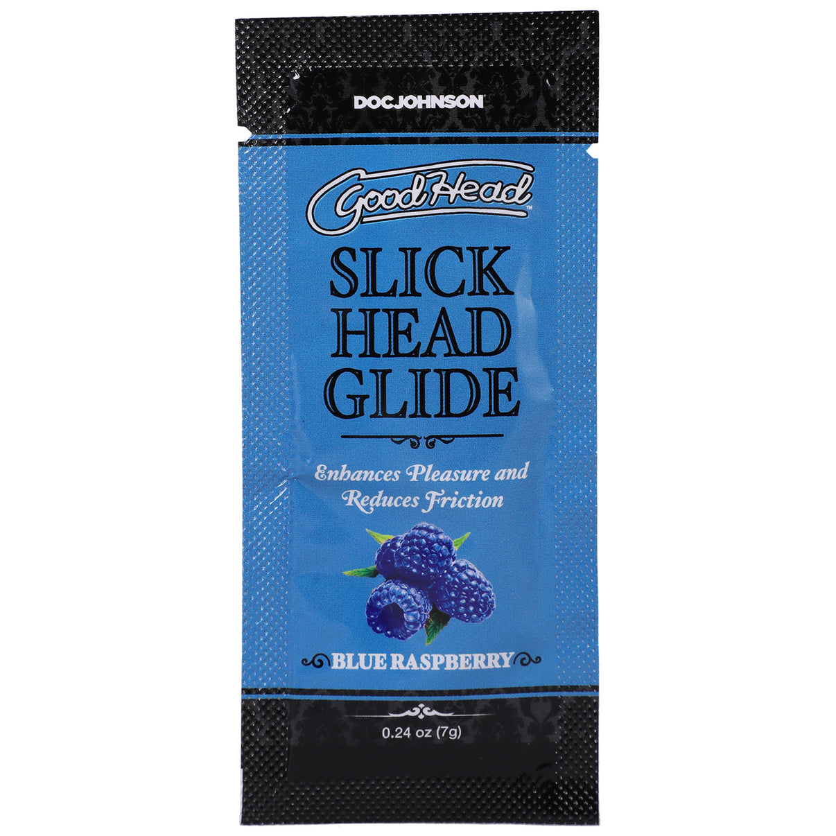 Goodhead - Slick Head Glide - Blue Raspberry - 0.24 Oz | 782421085650 | Discreet Personal Wellness
