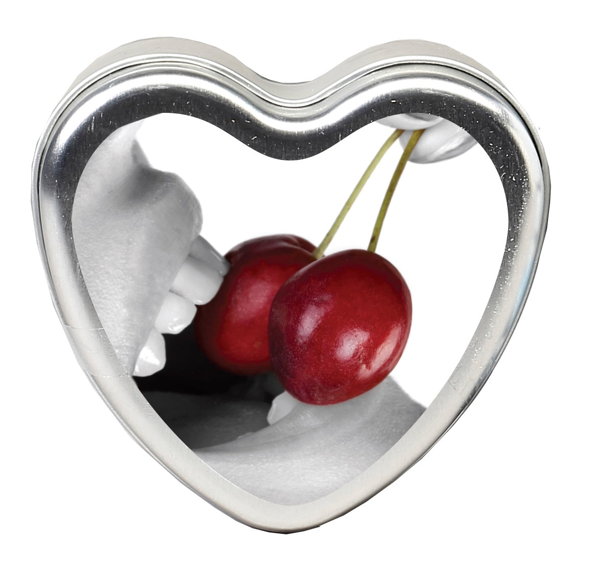 Edible Heart Candle - Cherry - 4 Oz. | 879959001921 | Discreet Personal Wellness