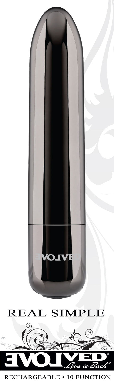 Real Simple - Black Chrome | 844477021249 | Discreet Personal Wellness