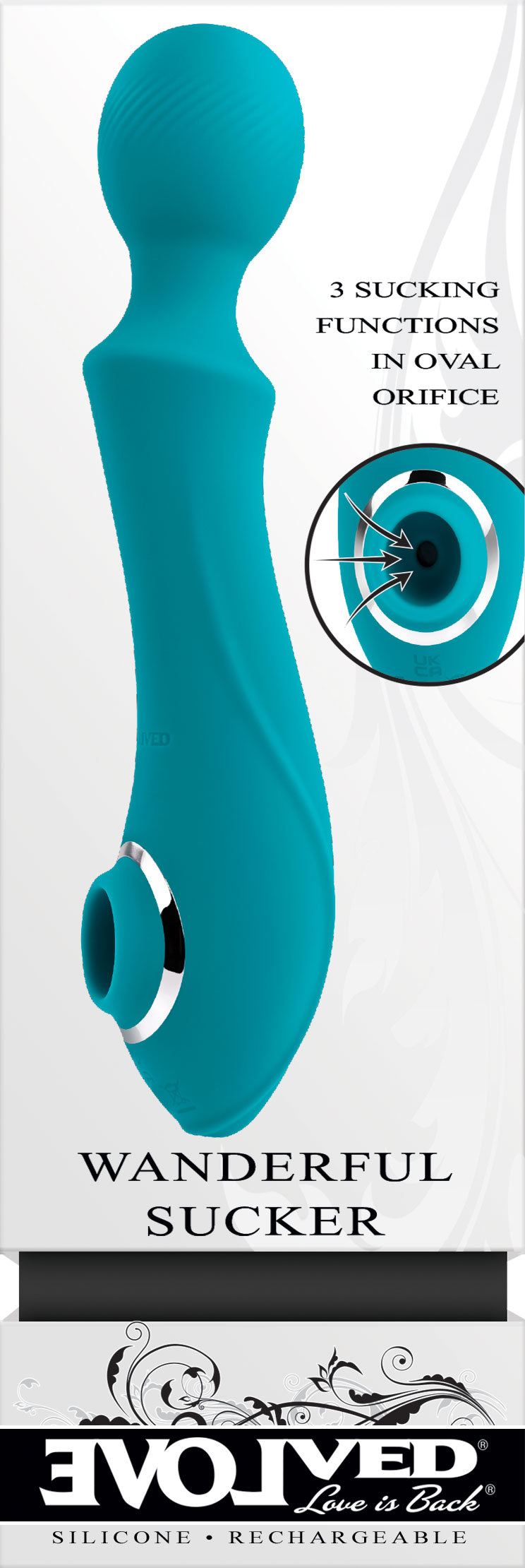 Wanderful Sucker - Teal | 844477023007 | Discreet Personal Wellness