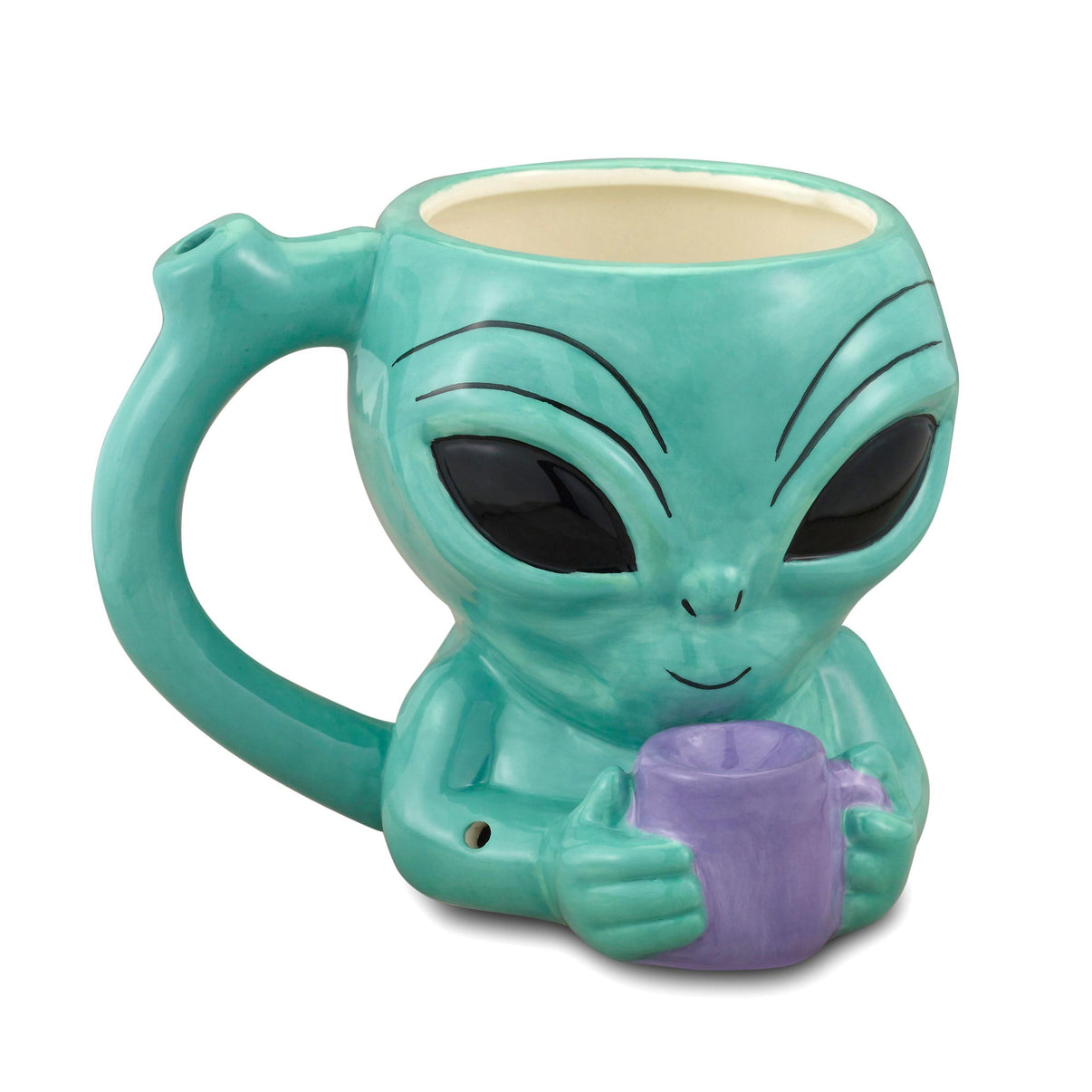 Alien Pipe Mug | 638054825425 | Discreet Personal Wellness