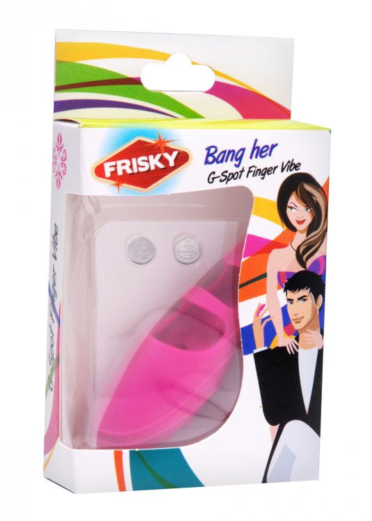 Bang Her Silicone G-Spot Finger Vibe Pink | 848518014511 | Discreet Personal Wellness