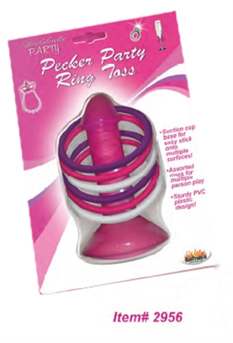 Pink Pecker Party Ring Toss | 818631029563 | Discreet Personal Wellness