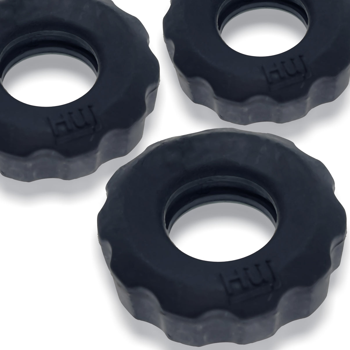 Super Huj - 3-Pack Penisrings - Tar Ice | 840215123091 | Discreet Personal Wellness