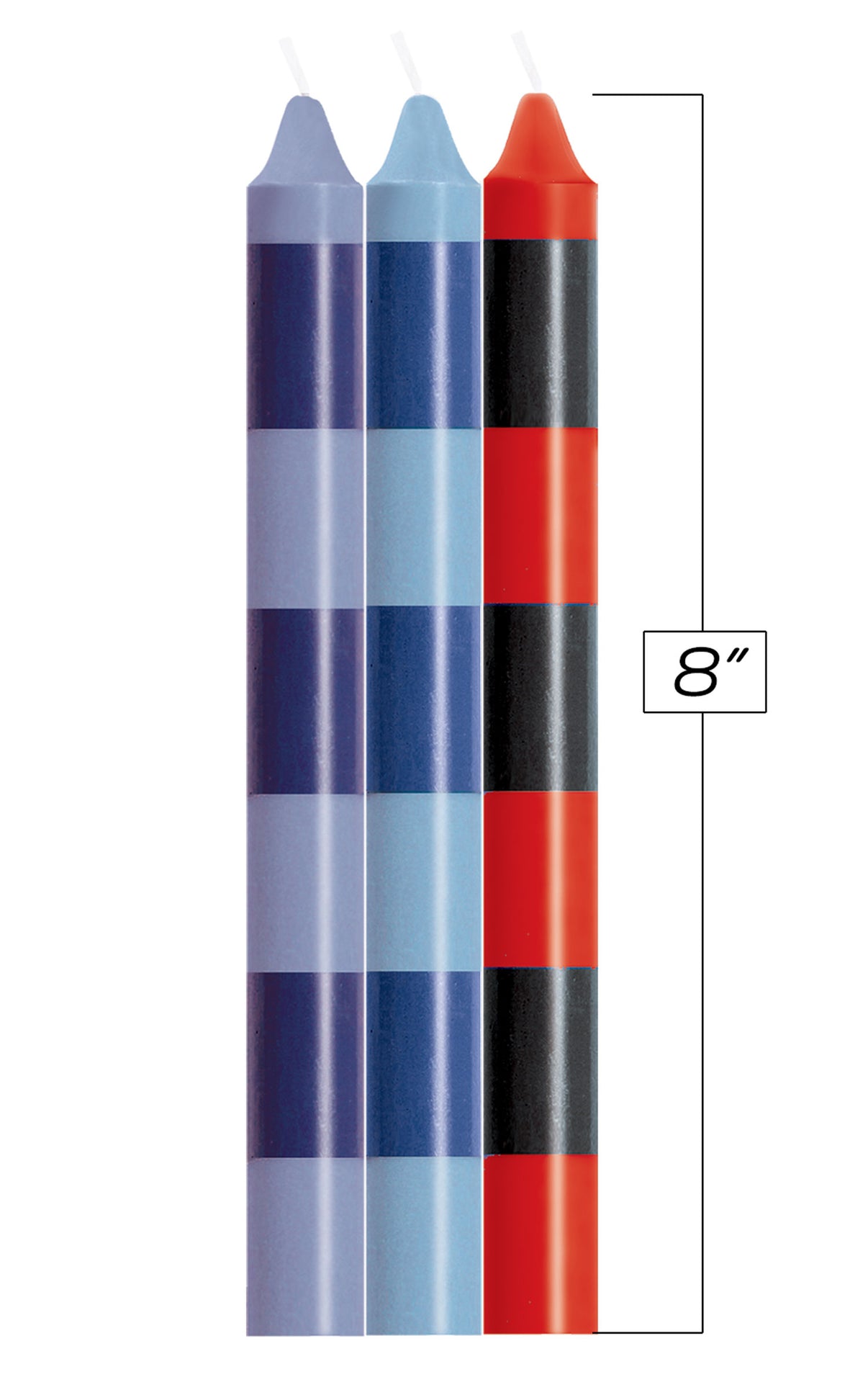 The 9's Make Me Melt Sensual Warm Drip Candles 3pk Stripes Passionettes | 847841023290 | Discreet Personal Wellness